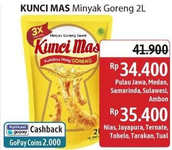 Promo Harga Kunci Mas Minyak Goreng 2000 ml - Alfamidi