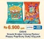 Promo Harga Oishi Poppy Pop/Oishi Suky Suky/Oishi Snack   - Indomaret