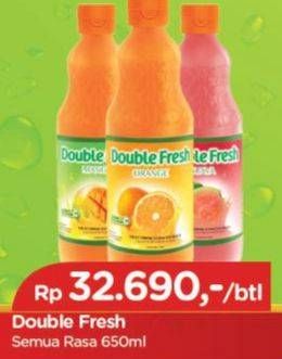 Promo Harga Double Fresh Drink Concentrate All Variants 650 ml - TIP TOP