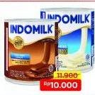 Promo Harga Indomilk Susu Kental Manis Plain, Cokelat 370 gr - Alfamart