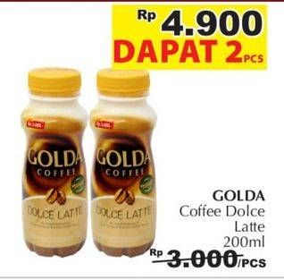 Promo Harga Golda Coffee Drink Dolce Latte 200 ml - Giant