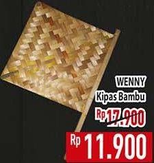 Promo Harga Wenny Kipas Bambu  - Hypermart