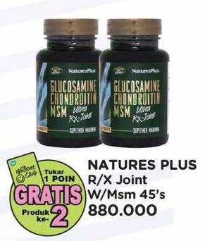 Promo Harga Natures Plus Ultra RX Joint With MSM 45 pcs - Watsons