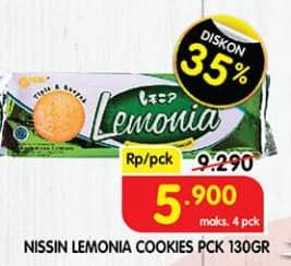 Promo Harga Nissin Cookies Lemonia 130 gr - Superindo