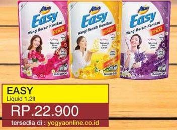Promo Harga ATTACK Easy Detergent Liquid Lively Energetic, Sparkling Blooming, Sweet Glamour 1200 ml - Yogya