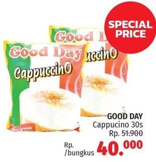 Promo Harga Good Day Instant Coffee 3 in 1 Cappucino 30 pcs - LotteMart