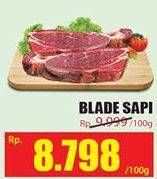 Promo Harga Daging Blade per 100 gr - Hari Hari