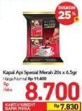 Promo Harga Kapal Api Kopi Bubuk Special per 20 sachet 6 gr - Carrefour