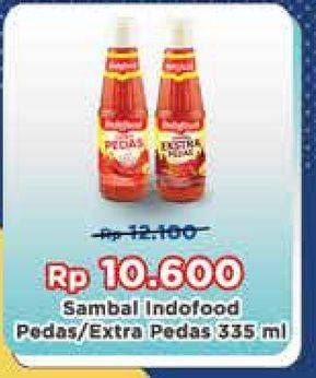 Promo Harga INDOFOOD Sambal Ekstra Pedas, Pedas 335 ml - Yogya