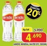 Promo Harga AMIDIS Air Mineral 1500 ml - Superindo