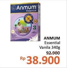 Promo Harga ANMUM Essential 3 / Essential 4 Vanilla 340 gr - Alfamidi