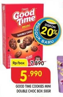 Promo Harga Good Time Mini Cookies Double Chocolate 50 gr - Superindo