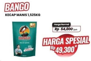 Promo Harga Bango Kecap Manis 1525 gr - Carrefour