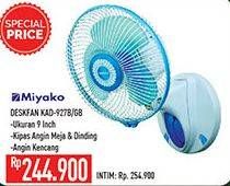 Promo Harga MIYAKO KAD-927 B | Fan 35 Watt  - Hypermart