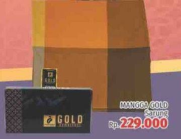 Promo Harga MANGGA GOLD Sarung  - LotteMart