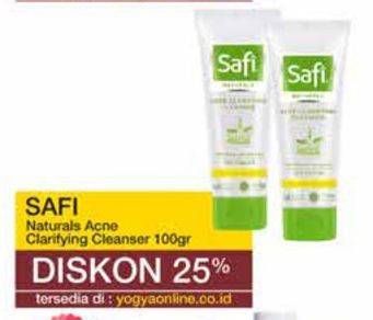 Promo Harga Safi Naturals Acne Clarifying Cleanser 100 ml - Yogya
