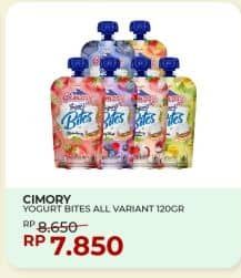 Promo Harga Cimory Yoghurt Squeeze Bites All Variants 120 gr - Yogya