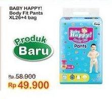 Promo Harga Baby Happy Body Fit Pants XL26+4 30 pcs - Indomaret