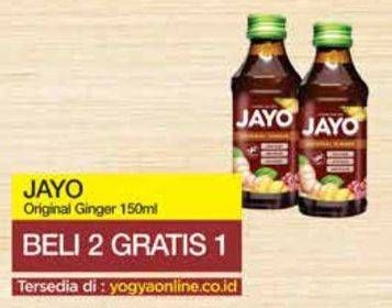Promo Harga JAYO Original Ginger Drink 150 ml - Yogya