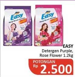 Promo Harga ATTACK Easy Detergent Powder Sweet Glamour, Sparkling Blooming 1200 gr - Alfamidi