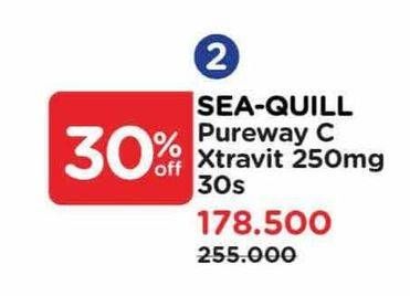 Promo Harga Sea Quill Pureway C Xtravit 250Mg  - Watsons