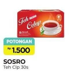 Promo Harga Sosro Teh Celup 30 pcs - Alfamart