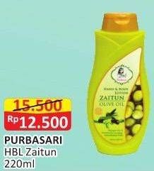 Promo Harga PURBASARI Hand Body Lotion Zaitun 220 ml - Alfamart