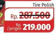 Promo Harga PRO-V Tire Polish 5 ltr - Lotte Grosir