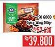 Promo Harga So Good Spicy Wing 400 gr - Hypermart