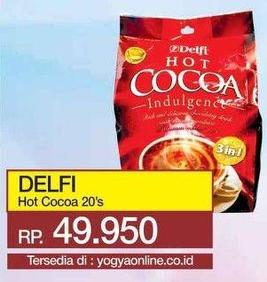 Promo Harga Delfi Hot Cocoa Indulgence 20 pcs - Yogya