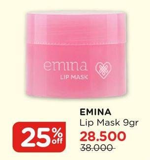 Promo Harga EMINA Lip Mask 9 gr - Watsons