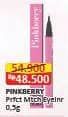 Promo Harga Pinkberry Waterproof Pen Liquid Liner Eyeliner Black 1 gr - Alfamart