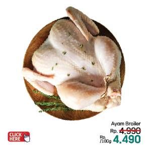 Promo Harga Ayam Broiler per 100 gr - LotteMart