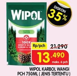 Promo Harga Wipol Karbol Wangi 750 ml - Superindo