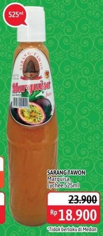 Promo Harga SARANG TAWON Syrup Marquisa, Lychee 600 ml - Alfamidi