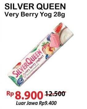 Promo Harga SILVER QUEEN Chocolate Very Berry Yogurt 28 gr - Alfamart