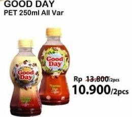 Promo Harga Good Day Coffee Drink All Variants per 2 botol 250 ml - Alfamart