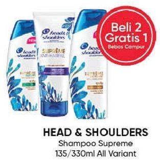 Promo Harga HEAD & SHOULDERS Supreme Shampoo All Variants 135 ml - Guardian