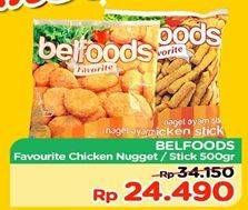 Promo Harga BELFOODS Nugget 500 gr - TIP TOP