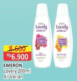 Promo Harga EMERON Lovely White Hand & Body Lotion All Variants 200 ml - Alfamart