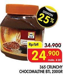 Promo Harga 365 Crunchy Chocomaltine 200 gr - Superindo