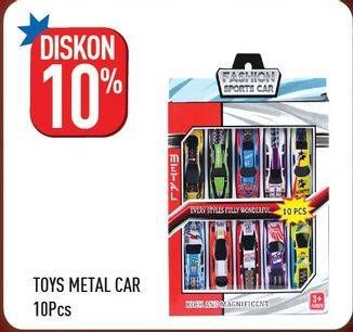 Promo Harga Toys Metal 10 pcs - Hypermart