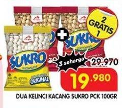 Promo Harga Dua Kelinci Kacang Sukro 100 gr - Superindo