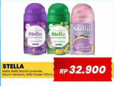 Promo Harga Stella Matic Refill Wild Flower, Lavender, Warm Verbena 225 ml - Yogya
