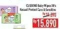 Promo Harga CUSSONS BABY Wipes 50 sheet - Hypermart