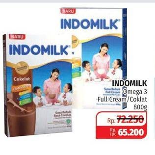 Promo Harga INDOMILK Susu Bubuk Cokelat, Full Cream 800 gr - Lotte Grosir