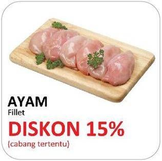 Promo Harga Ayam Fillet per 100 gr - Yogya