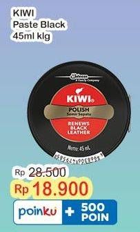 Promo Harga Kiwi Shoe Polish Black 45 ml - Indomaret