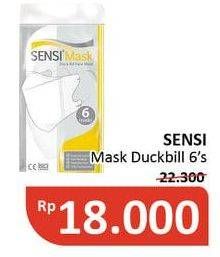 Promo Harga SENSI Mask Duckbill 6 pcs - Alfamidi