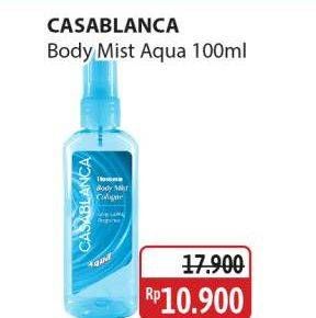 Promo Harga Casablanca Body Mist Aqua 100 ml - Alfamidi